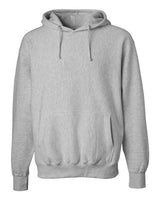 Weatherproof 7700 Cross Weave Hooded Sweatshirt #color_Heather Grey