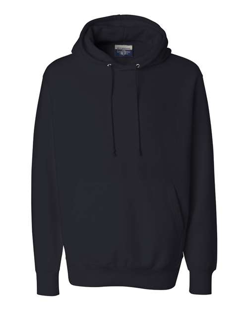 Weatherproof 7700 Cross Weave Hooded Sweatshirt #color_Navy