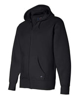 J America JA8821 Adult Premium Full-Zip Fleece Hooded Sweatshirt #color_BLACK