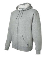 J America JA8821 Adult Premium Full-Zip Fleece Hooded Sweatshirt #color_OXFORD