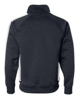 J America JA8858 Adult Vintage Poly Fleece Track Jacket #color_NAVY