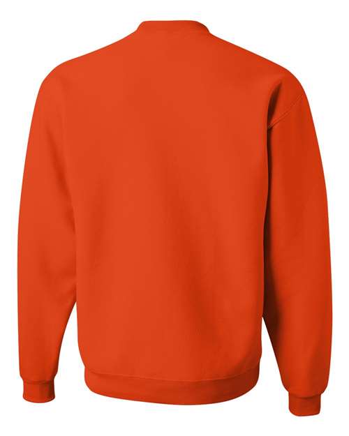 Jerzees 562 Adult NuBlend FleeceCrew #color_BURNT ORANGE