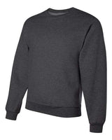 Jerzees 562 Adult NuBlend FleeceCrew #color_BLACK HEATHER