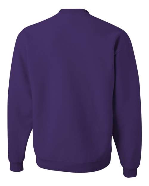 Jerzees 562 Adult NuBlend FleeceCrew #color_DEEP PURPLE