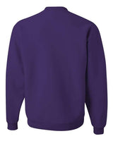 Jerzees 562 Adult NuBlend FleeceCrew #color_DEEP PURPLE