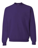 Jerzees 562 Adult NuBlend FleeceCrew #color_DEEP PURPLE