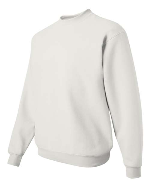 Jerzees 562 Adult NuBlend FleeceCrew #color_WHITE