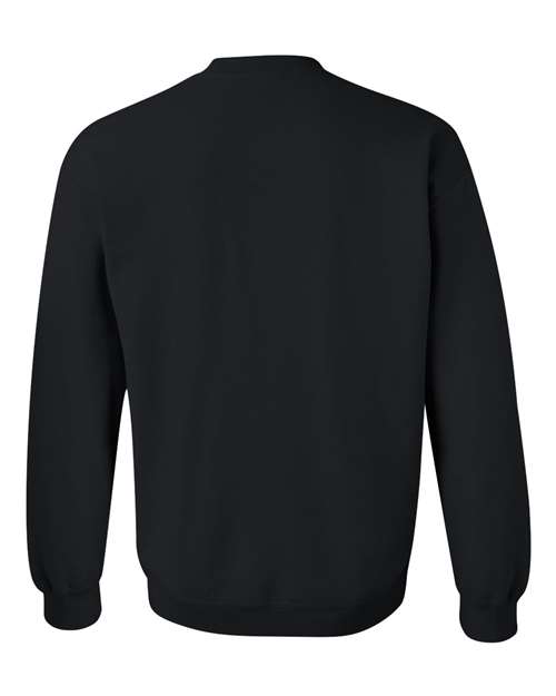 Gildan G180 Adult Heavy Blend 50/50 Fleece Crew #color_BLACK
