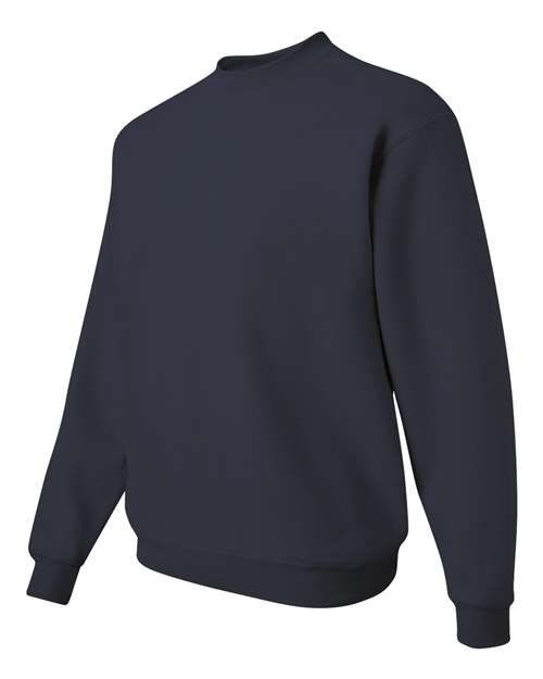 Jerzees 4662 Adult Super Sweats NuBlend Fleece Crew #color_J NAVY
