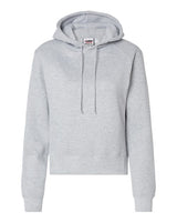 Badger 1261 Women's Crop Hooded Sweatshirt #color_Oxford