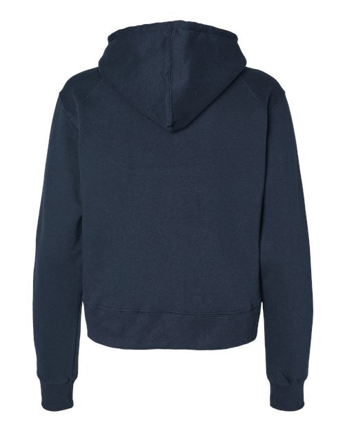 Badger 1261 Women's Crop Hooded Sweatshirt #color_Navy