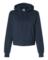 Badger 1261 Women's Crop Hooded Sweatshirt #color_Navy