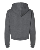 Badger 1261 Women's Crop Hooded Sweatshirt #color_Charcoal