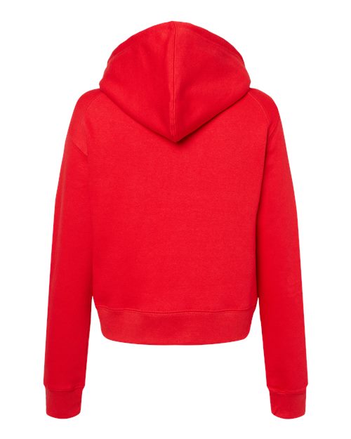 Badger 1261 Women's Crop Hooded Sweatshirt #color_Red