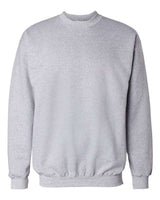 Hanes F260 Adult Ultimate Cotton 90/10 Fleece Crew #color_LIGHT STEEL