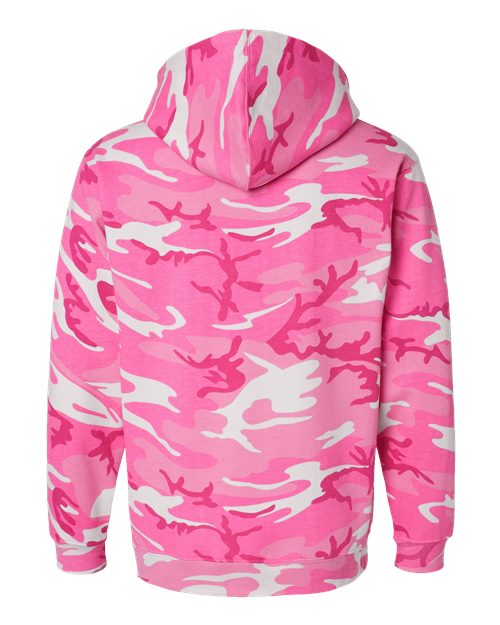 Code Five 3969 Unisex Camo Pullover Hoodie #color_PINK WOODLAND