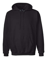 Hanes F170 Adult Ultimate Cotton 90/10 Pullover Hooded Sweatshirt #color_BLACK