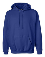 Hanes F170 Adult Ultimate Cotton 90/10 Pullover Hooded Sweatshirt #color_DEEP ROYAL