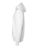 Hanes F170 Adult Ultimate Cotton 90/10 Pullover Hooded Sweatshirt #color_WHITE