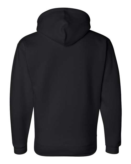 J America JA8824 Adult Premium Fleece Pullover Hooded Sweatshirt #color_BLACK
