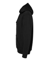 J America JA8824 Adult Premium Fleece Pullover Hooded Sweatshirt #color_BLACK