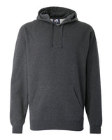 J America JA8824 Adult Premium Fleece Pullover Hooded Sweatshirt #color_CHARCOAL HEATHER