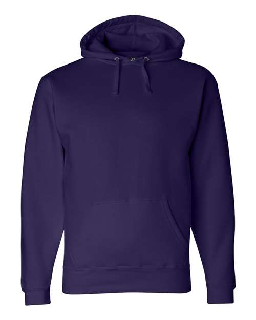 J America JA8824 Adult Premium Fleece Pullover Hooded Sweatshirt #color_PURPLE