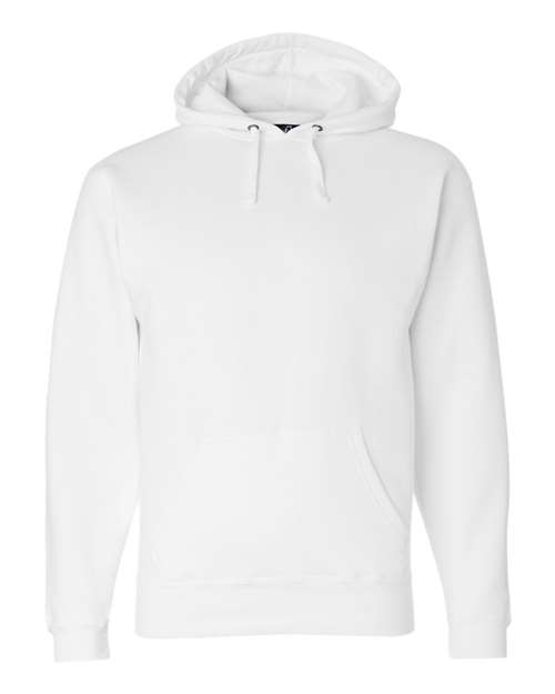 J America JA8824 Adult Premium Fleece Pullover Hooded Sweatshirt #color_WHITE