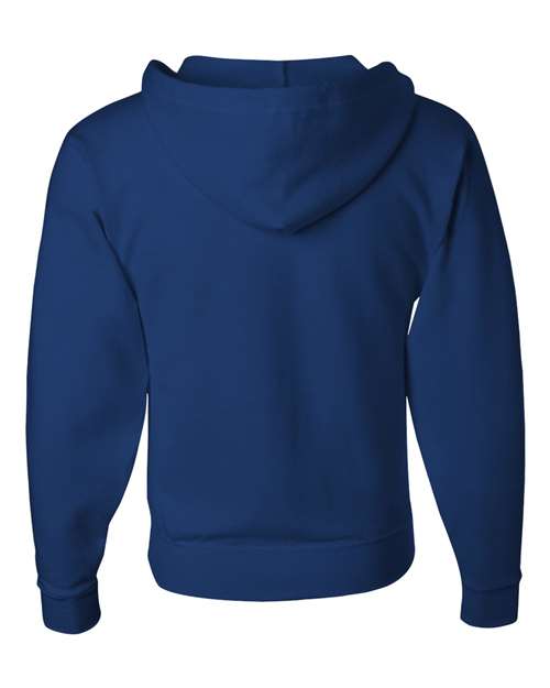 Jerzees 993 Adult NuBlend Fleece Full-Zip Hooded Sweatshirt #color_ROYAL