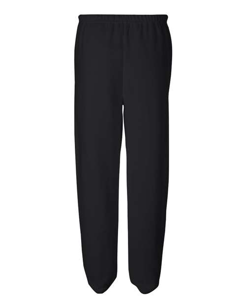 Jerzees 973 Adult NuBlend Fleece Sweatpants #color_BLACK
