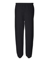 Jerzees 973 Adult NuBlend Fleece Sweatpants #color_BLACK