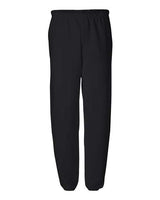 Jerzees 973 Adult NuBlend Fleece Sweatpants #color_BLACK