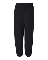 Gildan G182 Adult Heavy Blend Adult 50/50 Sweatpant #color_BLACK