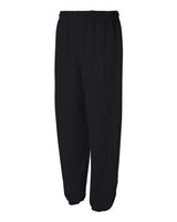 Gildan G182 Adult Heavy Blend Adult 50/50 Sweatpant #color_BLACK