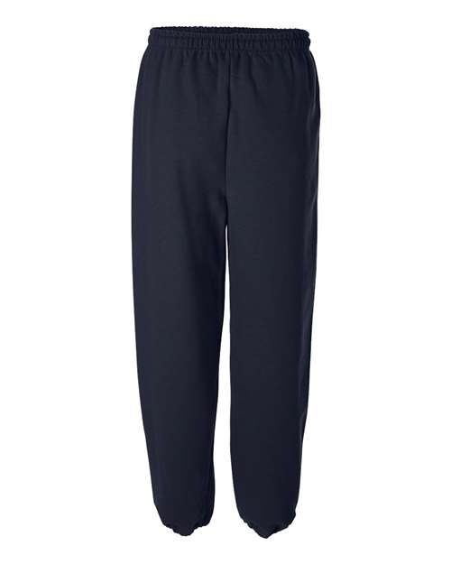 Gildan G182 Adult Heavy Blend Adult 50/50 Sweatpant #color_NAVY