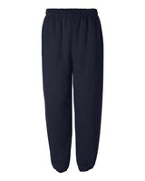 Gildan G182 Adult Heavy Blend Adult 50/50 Sweatpant #color_NAVY