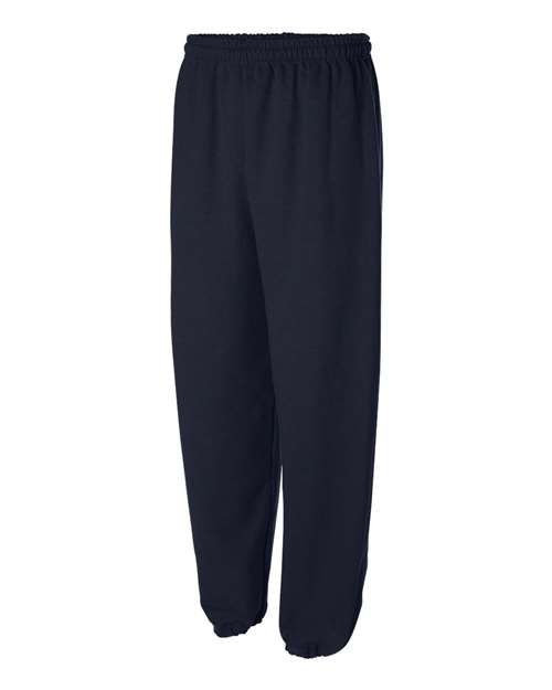 Gildan G182 Adult Heavy Blend Adult 50/50 Sweatpant #color_NAVY