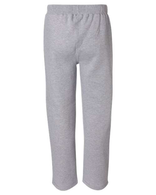 J America JA8992 Adult Premium Open Bottom Fleece Pant #color_OXFORD