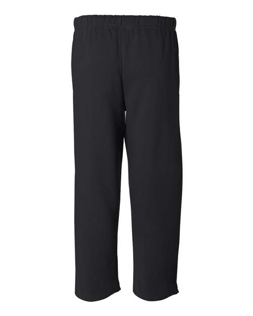 Badger 1277 Open-Bottom Sweatpants #color_Black