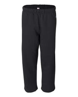 Badger 1277 Open-Bottom Sweatpants #color_Black