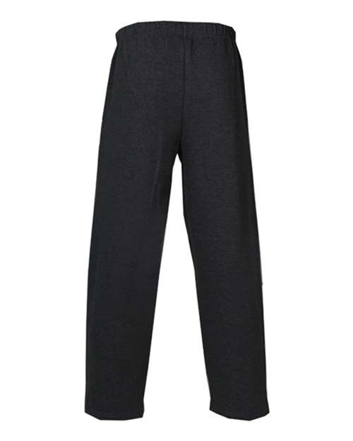 Badger 1277 Open-Bottom Sweatpants #color_Charcoal