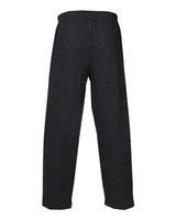 Badger 1277 Open-Bottom Sweatpants #color_Charcoal