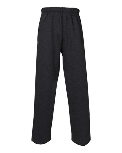 Badger 1277 Open-Bottom Sweatpants #color_Charcoal