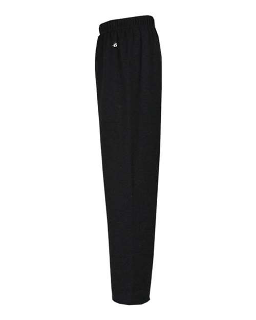 Badger 1277 Open-Bottom Sweatpants #color_Charcoal