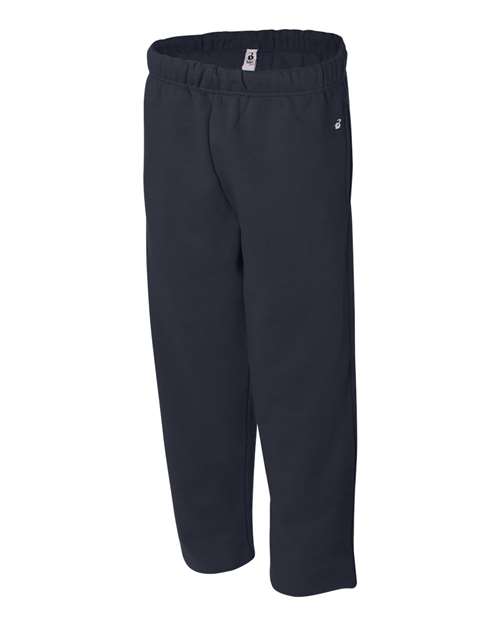 Badger 1277 Open-Bottom Sweatpants #color_Navy
