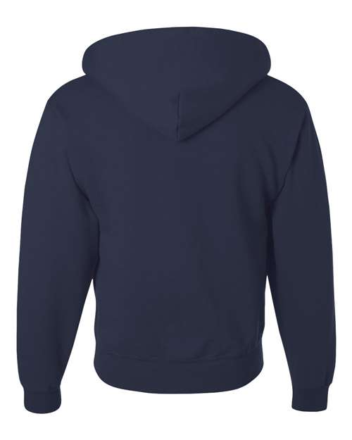 Jerzees 4999 Adult Super Sweats NuBlend Fleece Full-Zip Hooded Sweatshirt #color_J NAVY