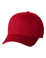 Flexfit 5001 Adult Value Cotton Twill Cap #color_RED