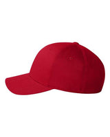 Flexfit 5001 Adult Value Cotton Twill Cap #color_RED