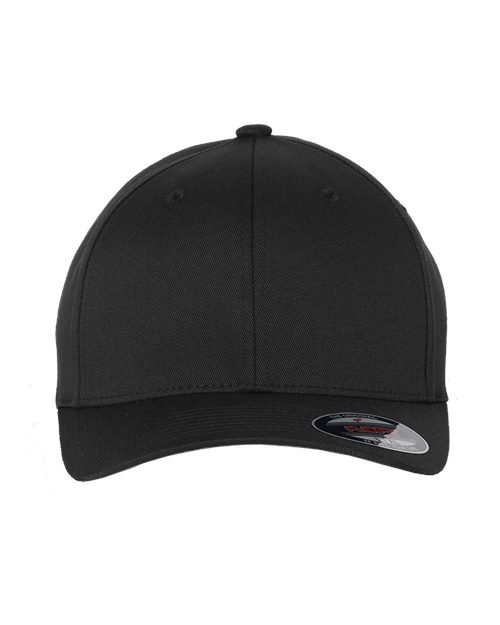 Flexfit 6277 Adult Wooly 6-Panel Cap #color_BLACK