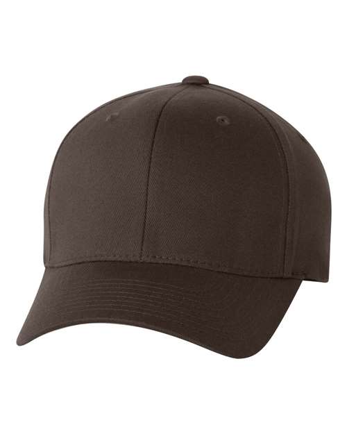 Flexfit 6277 Adult Wooly 6-Panel Cap #color_BROWN